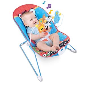 Cadeira Descanso Bebê Vibração e Som Azul BW093AZ Importway