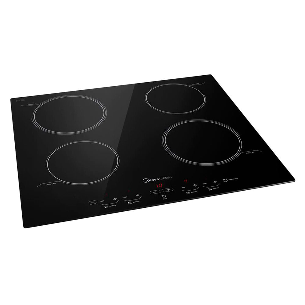 Cooktop De Indução Midea 4 Bocas Preto Cyad42 220v O Pescador De Ofertas Aqui Você Encontra 0742