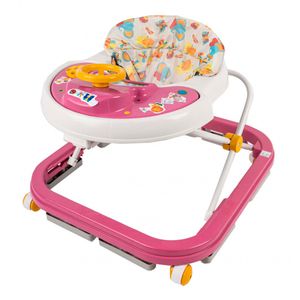 Andador Musical Regulável Styll Baby Rosa Softway AND-98.002-05