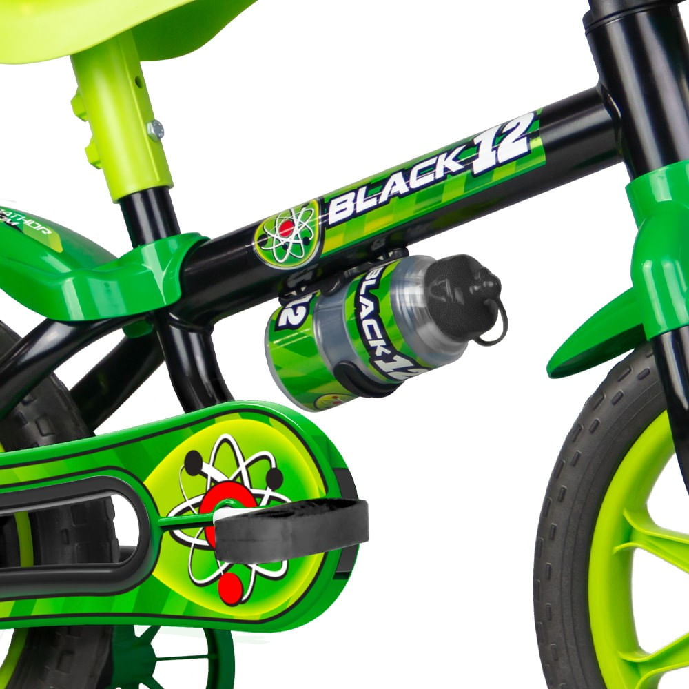 Bicicleta Infantil Aro 12 Com Rodinhas Black 12 Nathor O Pescador De 