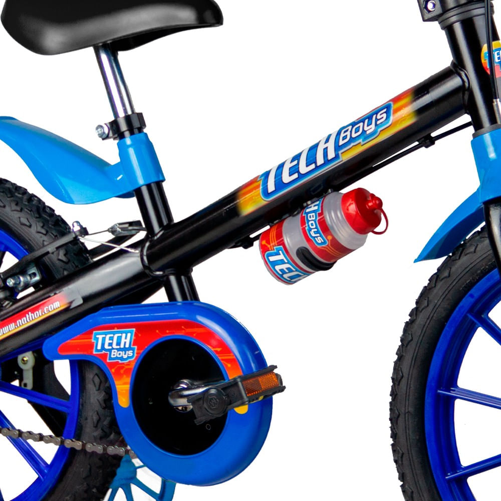 Bicicleta Infantil Aro 16 Com Rodinhas Techboys Nathor O Pescador De 