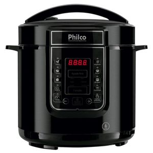 Panela De Pressão Digital 6l Inox Preta PPP01P Philco 110v