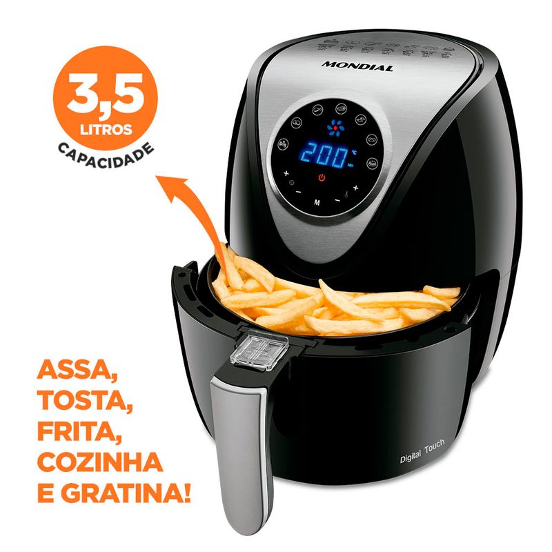 Air fryer digital mondial hotsell