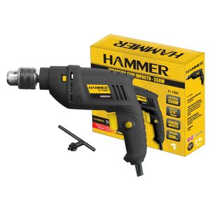Furadeira Com Impacto 3/8 Pol 10mm 550W Hammer GYFI1000 110v
