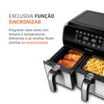 Fritadeira-Air-Fryer-Dual-Duplo-Cesto-8L-Mondial-AFD-01-BI-sincronizar
