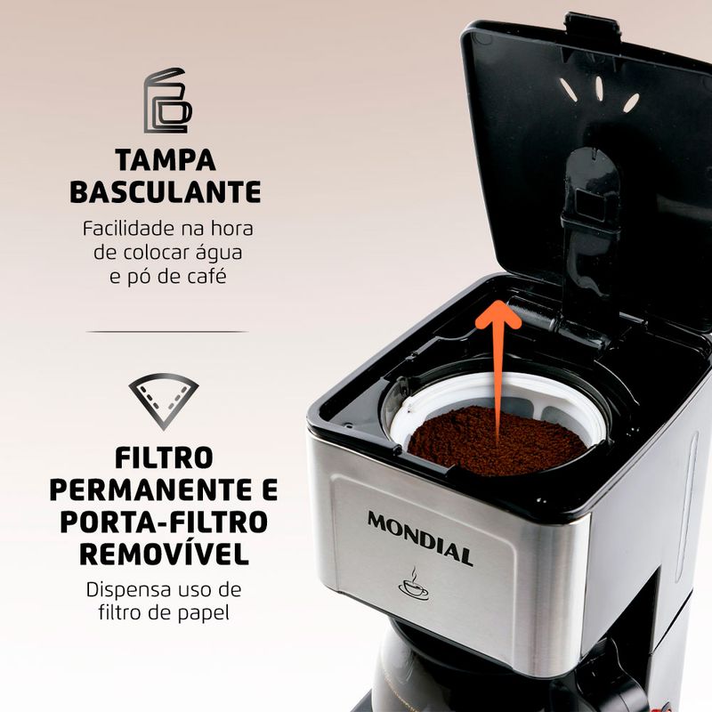 cafeteira-eletrica-mondial-dolce-arome-550W-C-43-20X-SI-preto-filtro