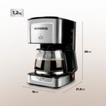 cafeteira-eletrica-mondial-dolce-arome-550W-C-43-20X-SI-preto-medidas