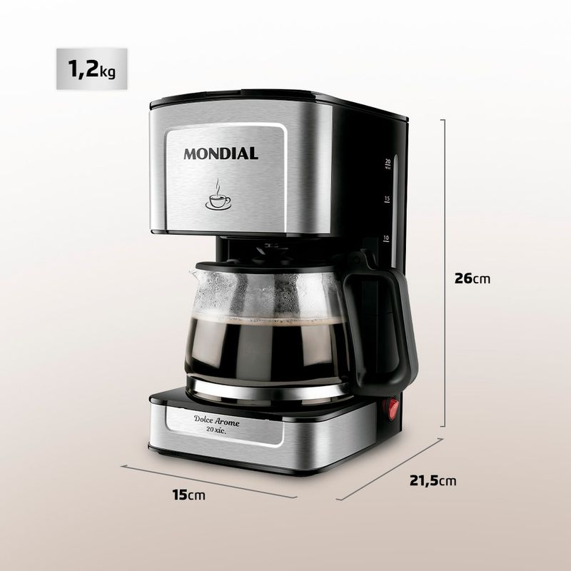 cafeteira-eletrica-mondial-dolce-arome-550W-C-43-20X-SI-preto-medidas