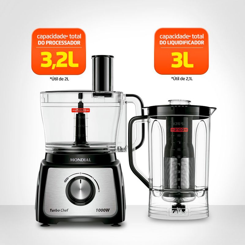 multiprocessador-eletrico-mondial-turbo-chef-1000w-preto-MPN-01-B-capacidade