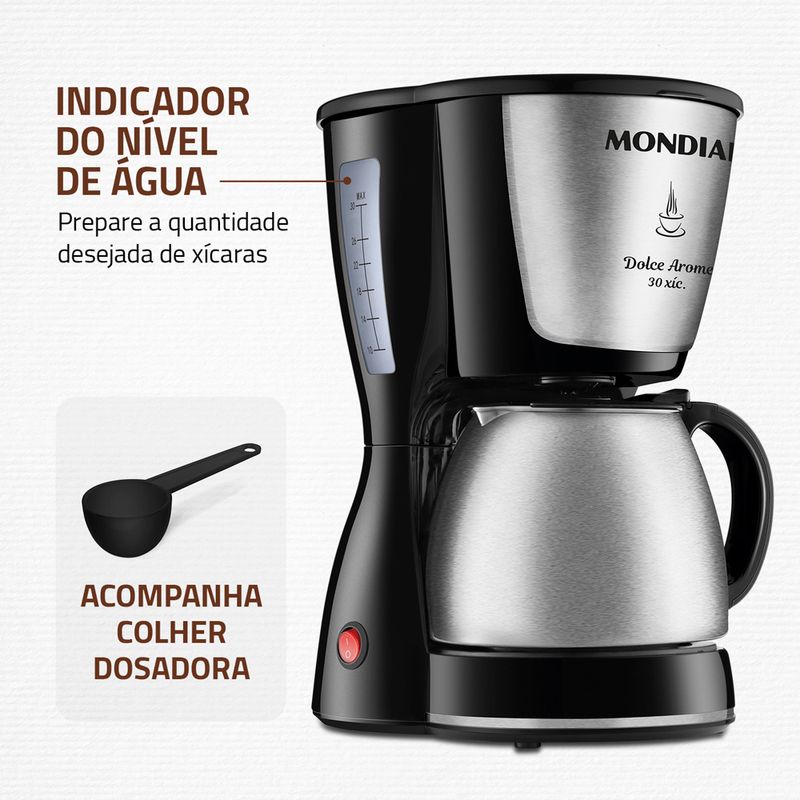 cafeteira-eletrica-mondial-dolce-arome-c-37ji-30x-800w-inox-indicador
