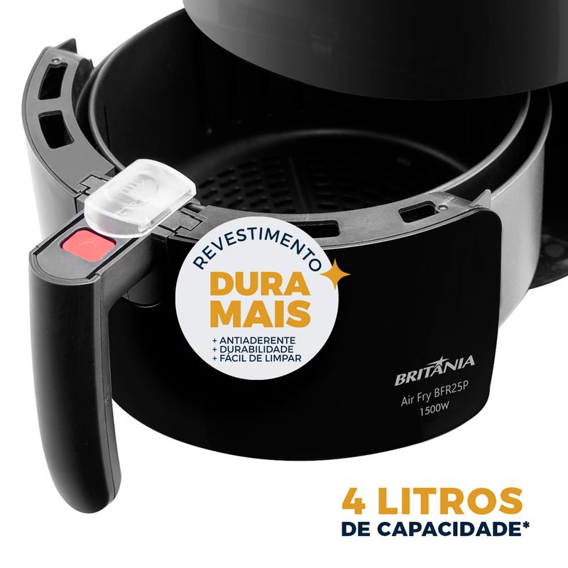fritadeira-eletrica-air-fryer-britania-bfr25p-3-5-litros-1500w-air-flow-preto-capacidade