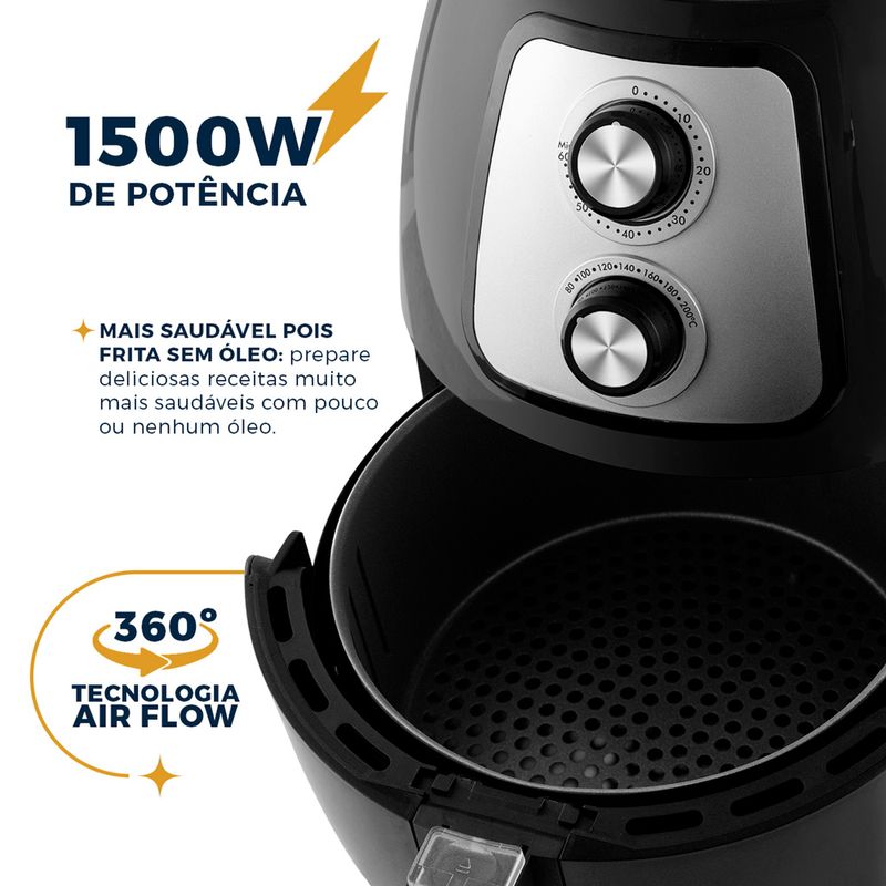 fritadeira-eletrica-air-fry-britania-bfr21p-3-4-litros-1500w-air-flow-preto-potencia